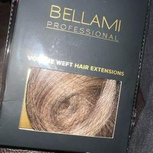 BRAND NEW. BELLAMI VOLUME WEFT HAIR EXTENSIONS. HOT TOFFEE BLONDE #6/#18.